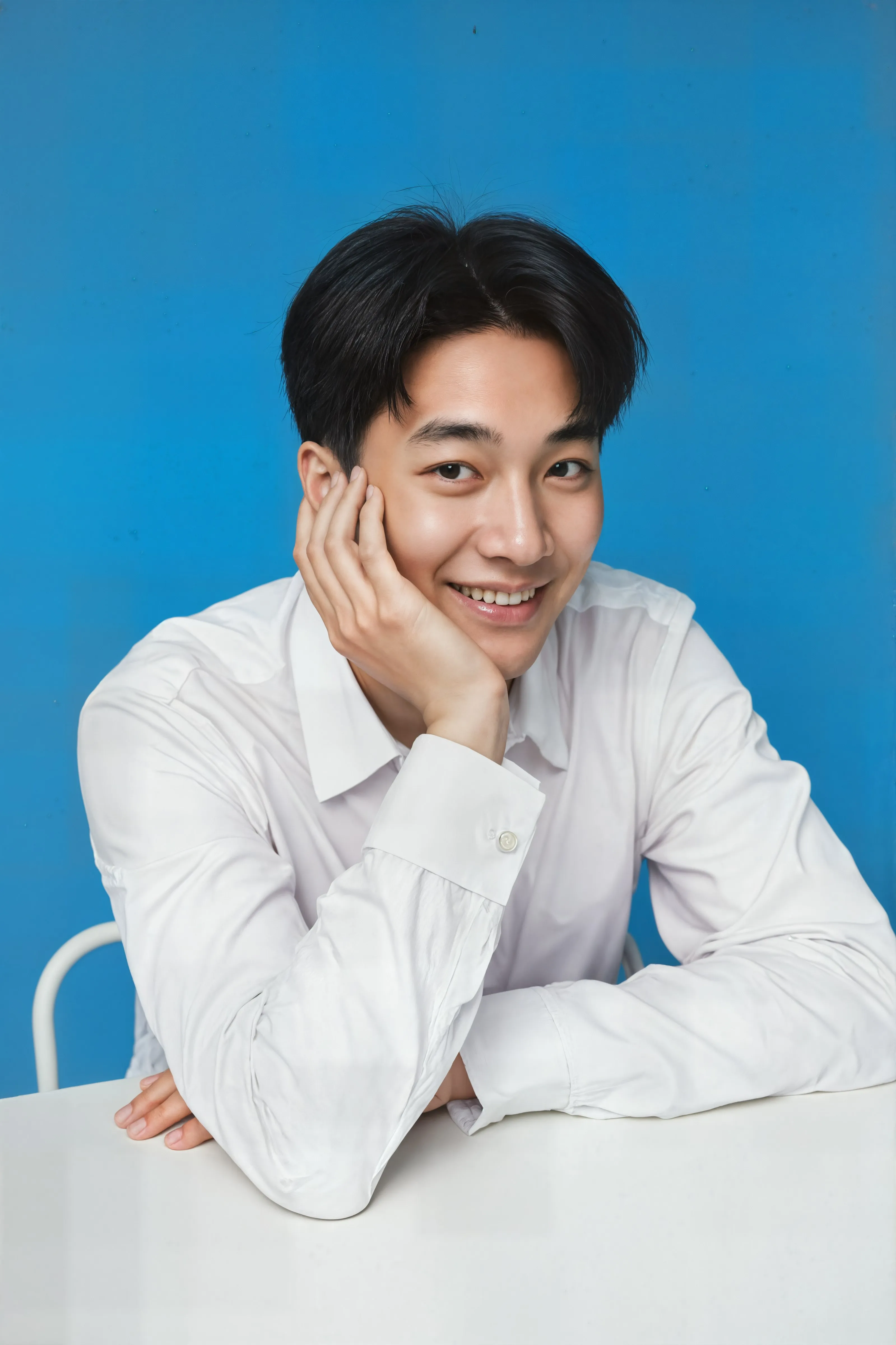 Man in White Shirt