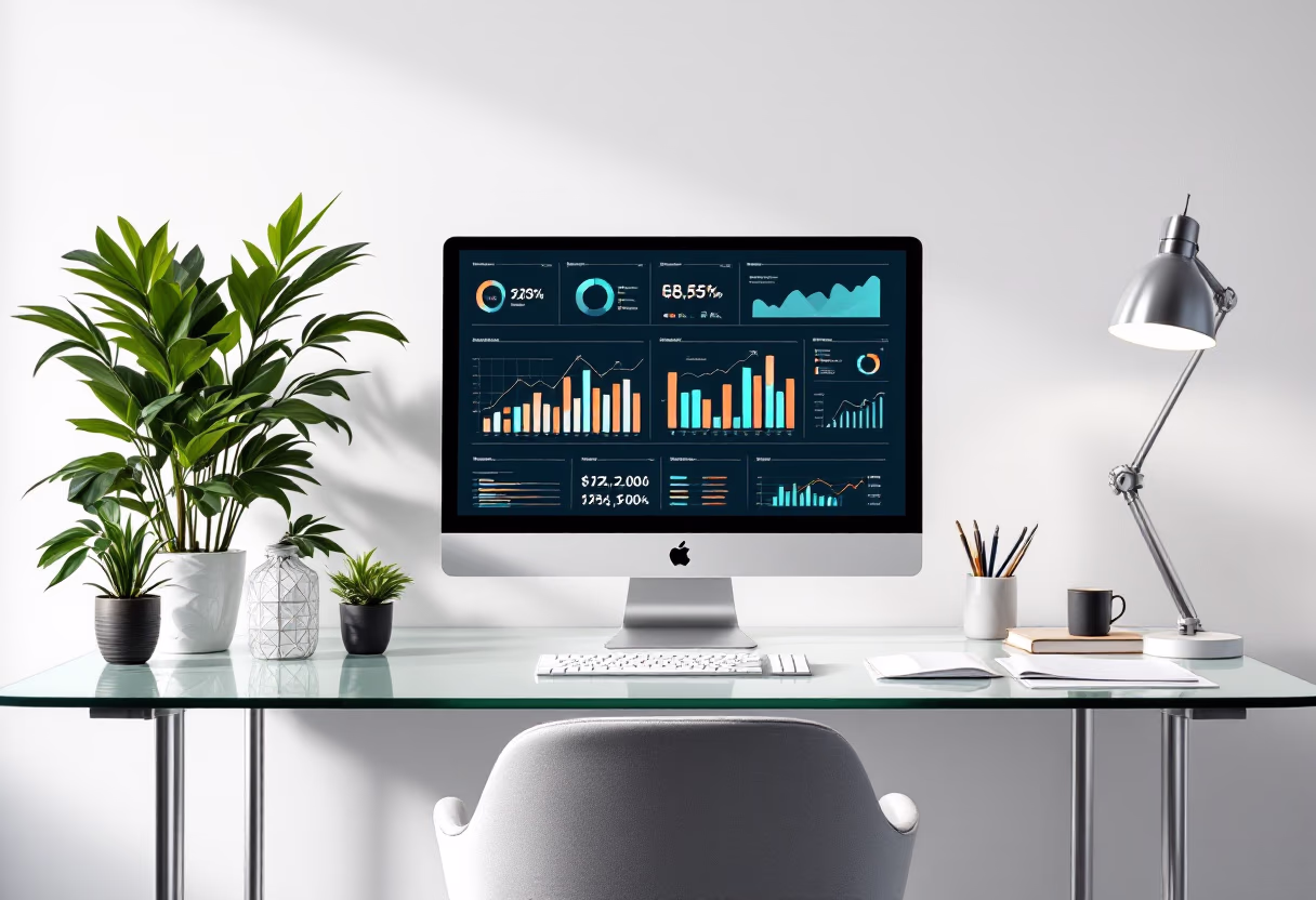 image of advisor's workspace