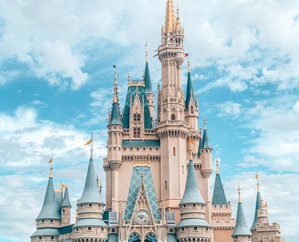 cinderella's castle in disneyland