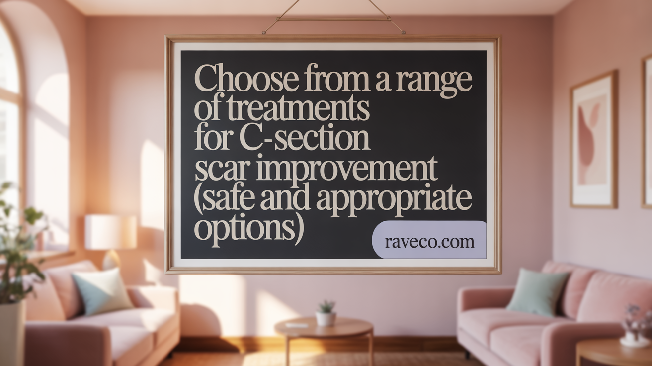 Choose from a Range of Treatments for C-Section Scar Improvement