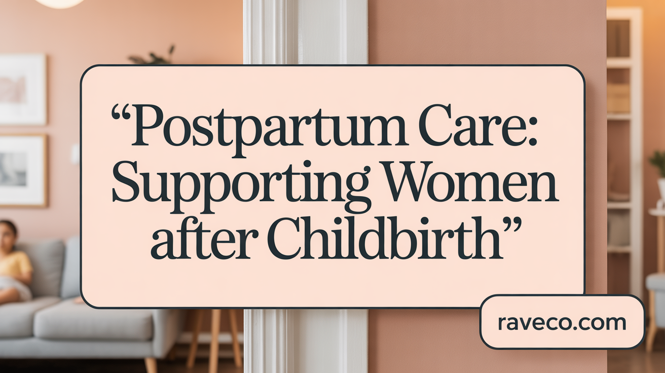 Postpartum Care: Supporting Women After Childbirth