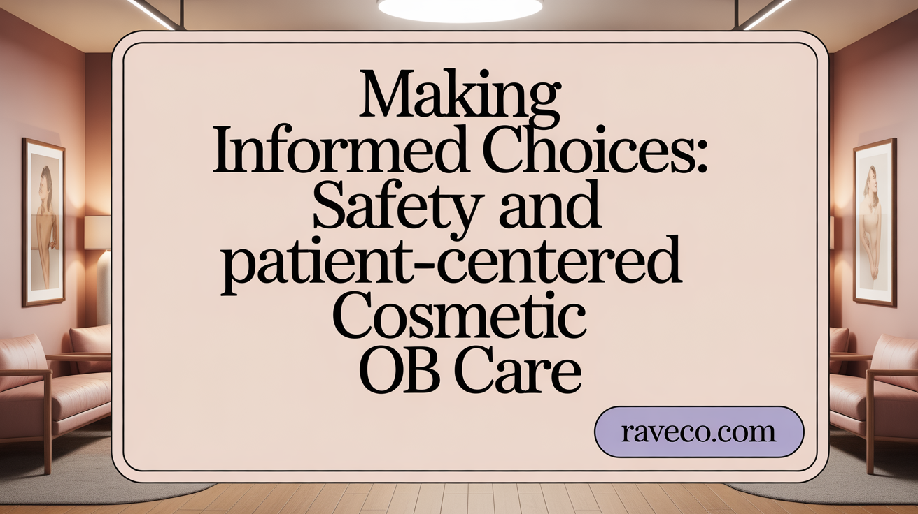 Making Informed Choices: Safety and Patient-Centered Cosmetic OB Care