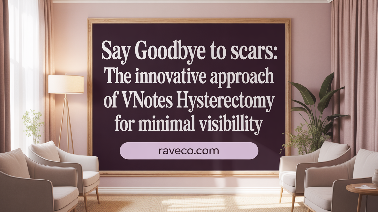 Say goodbye to scars: the innovative approach of vNOTES hysterectomy.