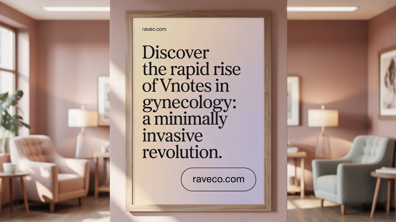 Discover the rapid rise of vNOTES in gynecology: a minimally invasive revolution.