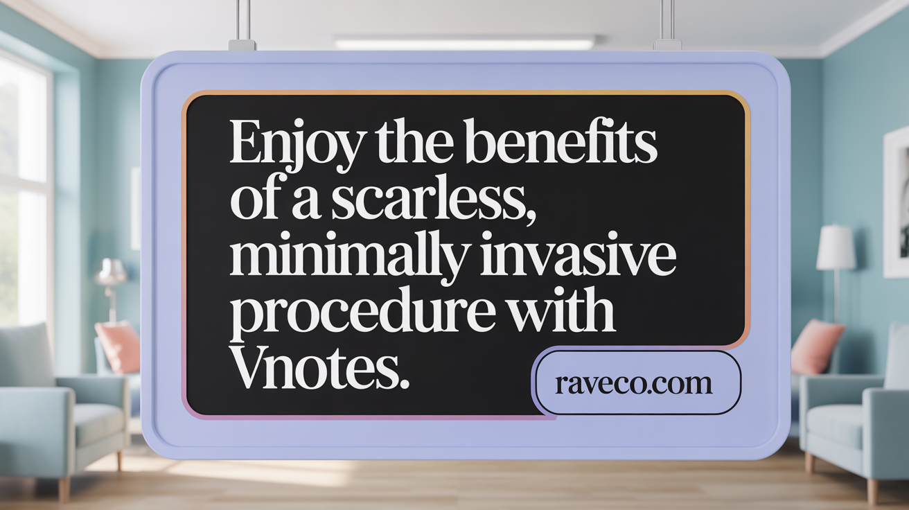 Enjoy the benefits of a scarless, minimally invasive hysterectomy with vNOTES.