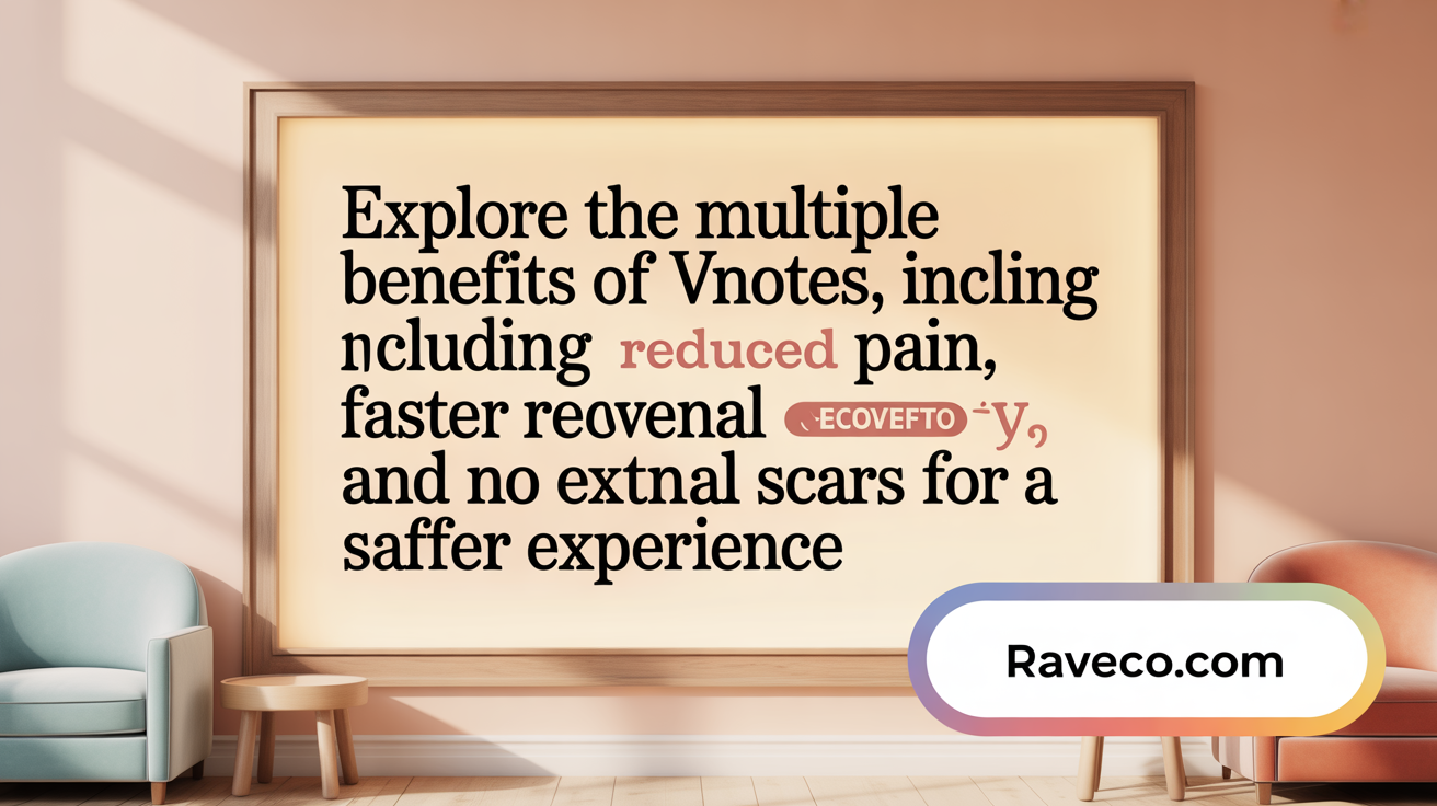 Explore the Multiple Benefits of vNOTES, Including Reduced Pain, Faster Recovery, and No External Scars