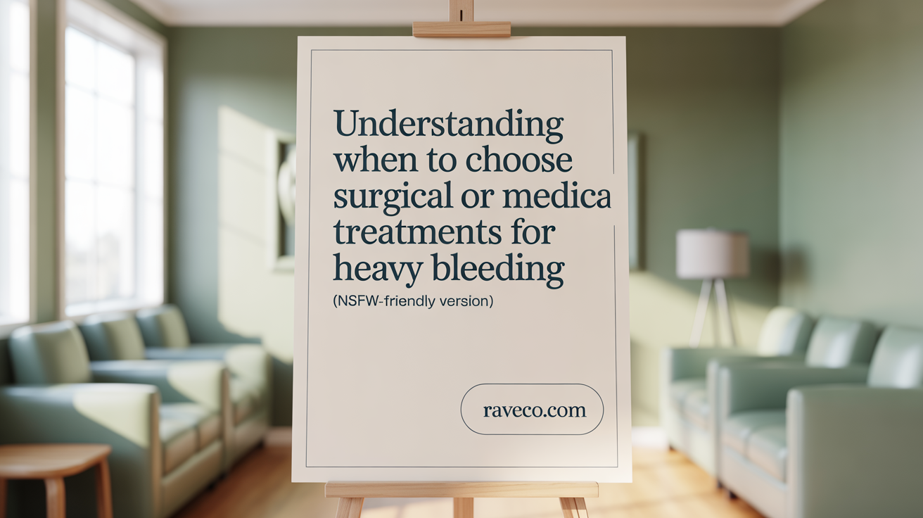 Understanding When to Choose Surgical or Medical Treatments for Heavy Bleeding