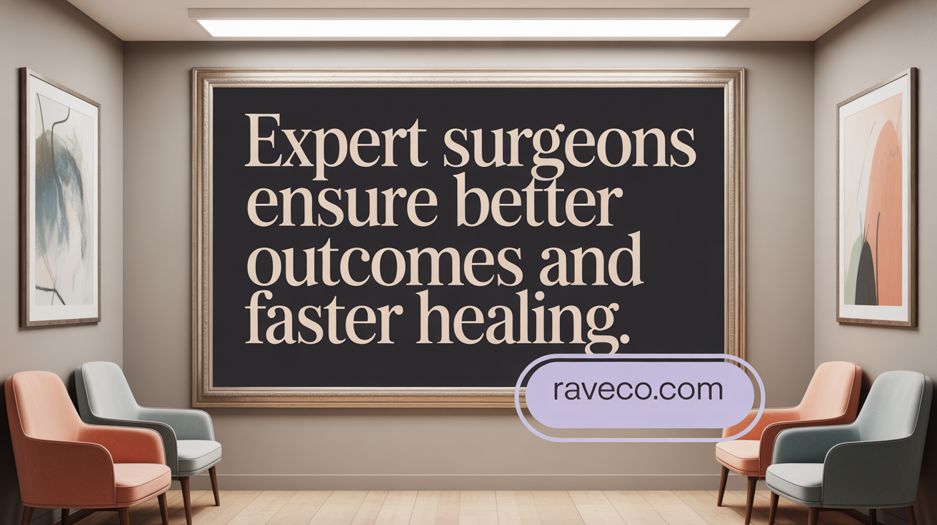 Expert Surgeons Ensure Better Outcomes and Quicker Healing