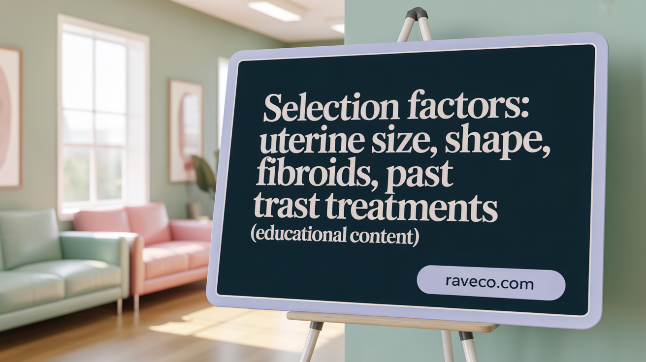 Selection Factors: Uterine Size, Shape, Fibroids, Past Treatments