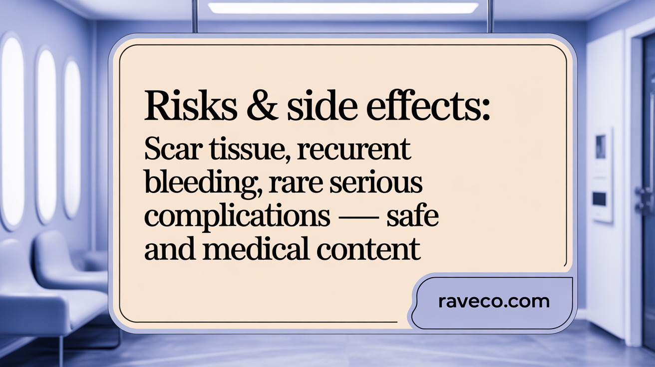 Risks &amp; Side Effects: Scar Tissue, Recurrent Bleeding, Rare Serious Complications