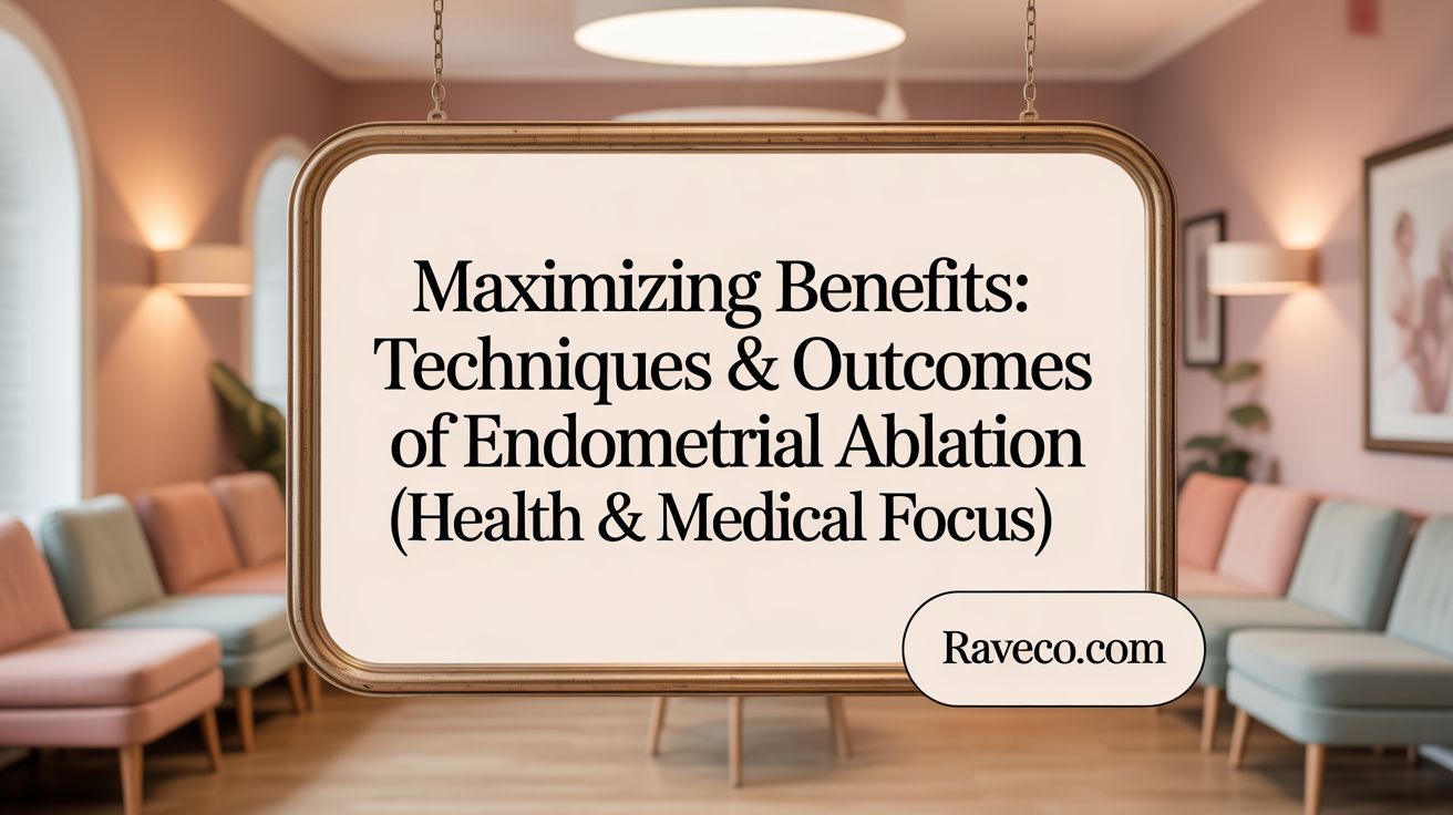 Maximizing Benefits: Techniques &amp; Outcomes of Endometrial Ablation