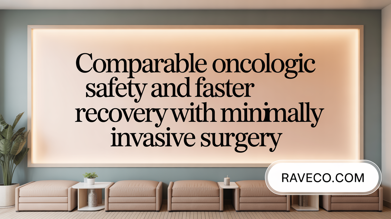 Comparable Oncologic Safety and Faster Recovery with Laparoscopy