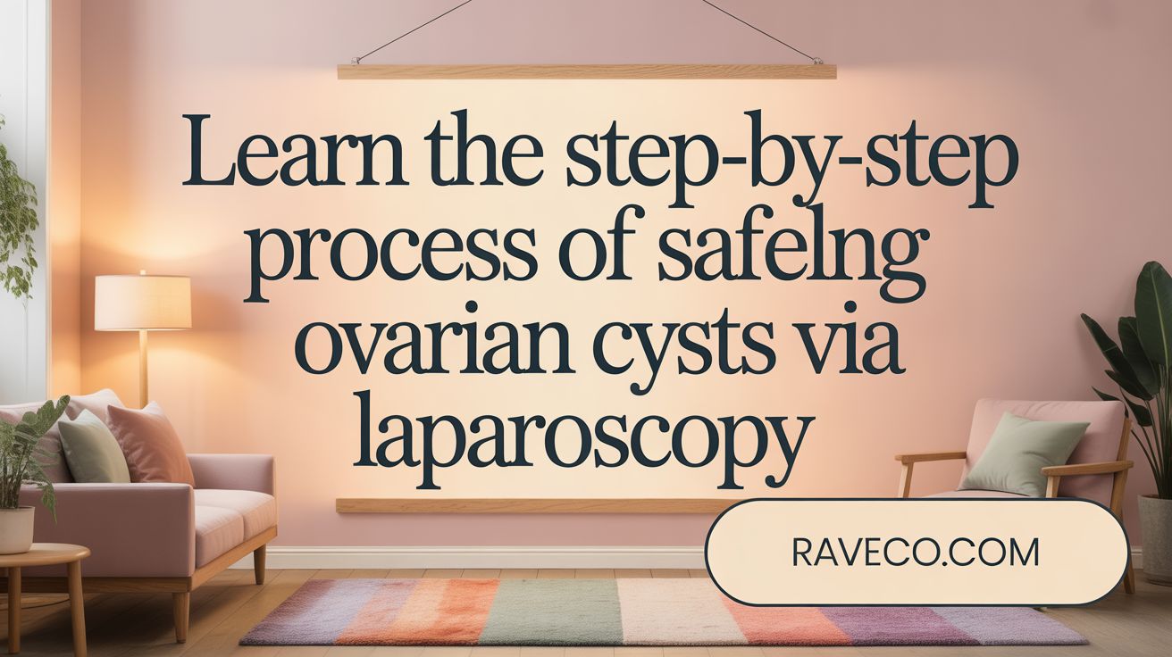 Learn the step-by-step process of safely removing ovarian cysts via laparoscopy.