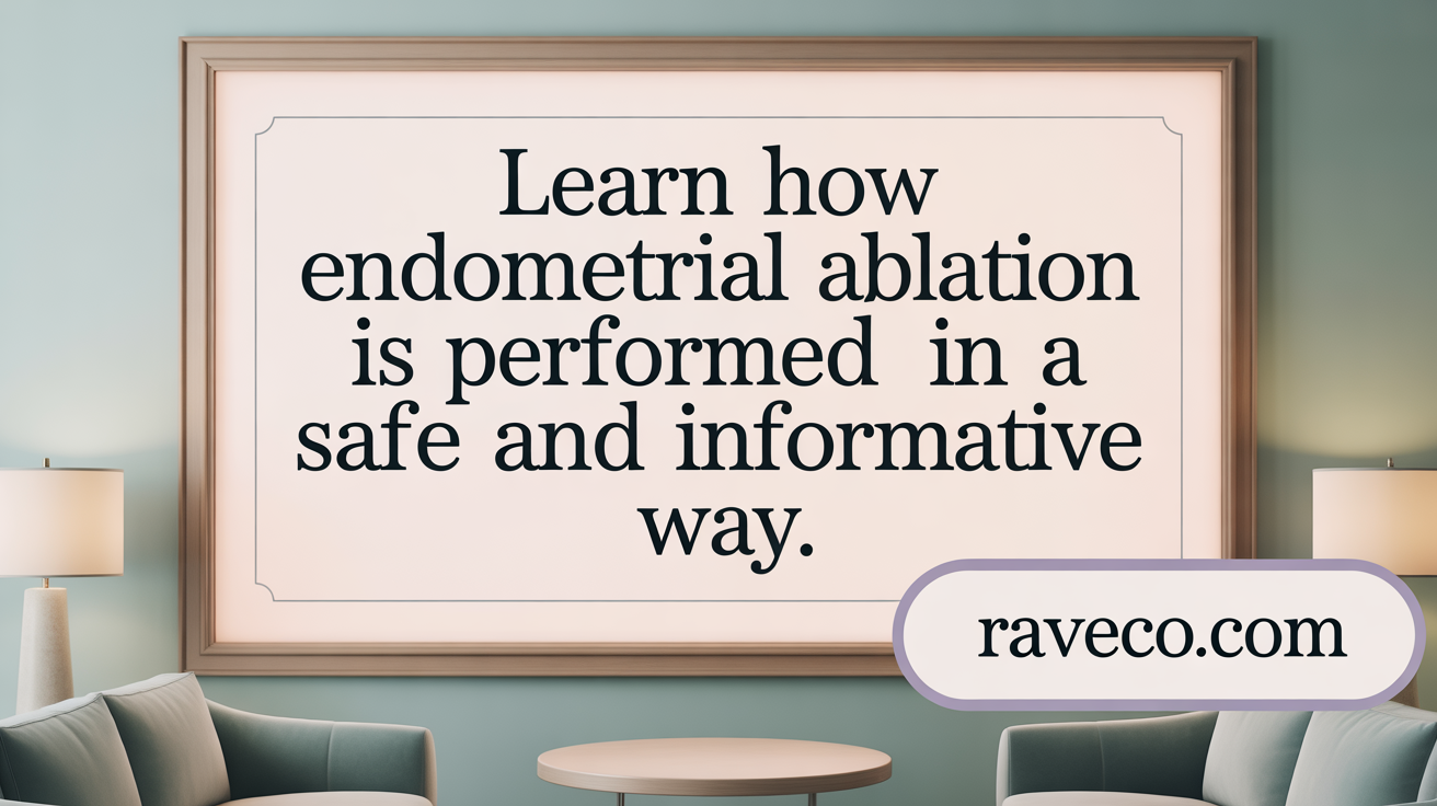 Learn How Endometrial Ablation Is Performed