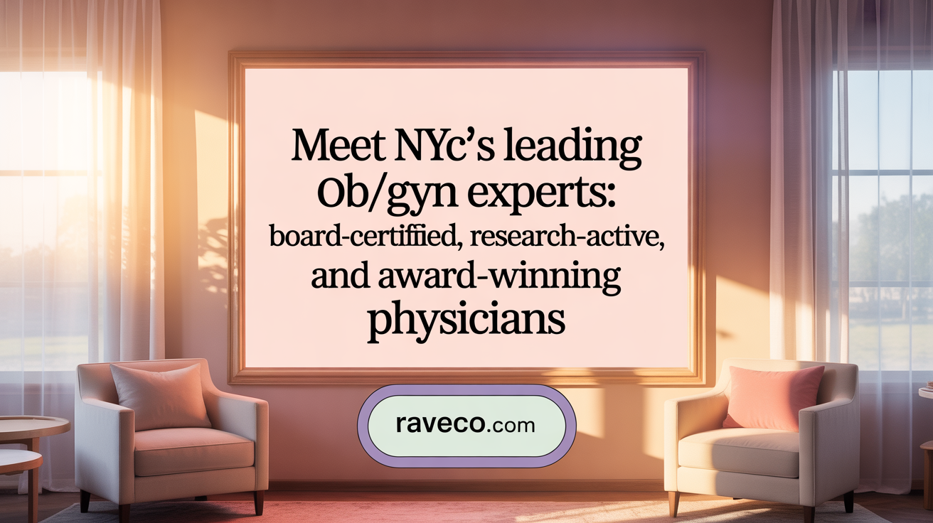 Meet NYC's Leading OB/GYN Experts: Board-Certified, Research-Active, and Award-Winning Physicians