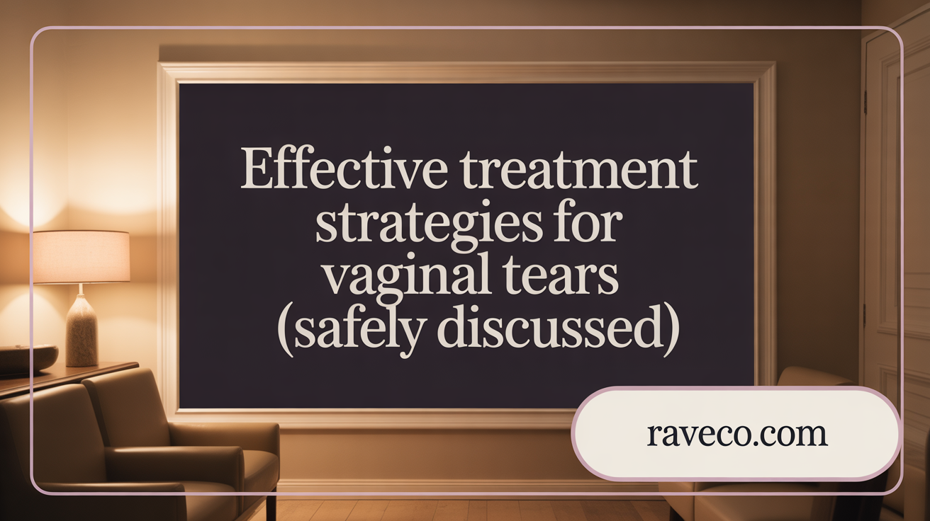 Effective Treatment Strategies for Vaginal Tears