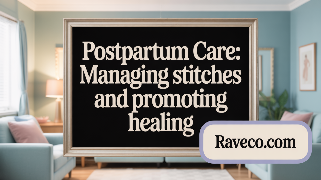 Postpartum Care: Managing Stitches and Promoting Healing
