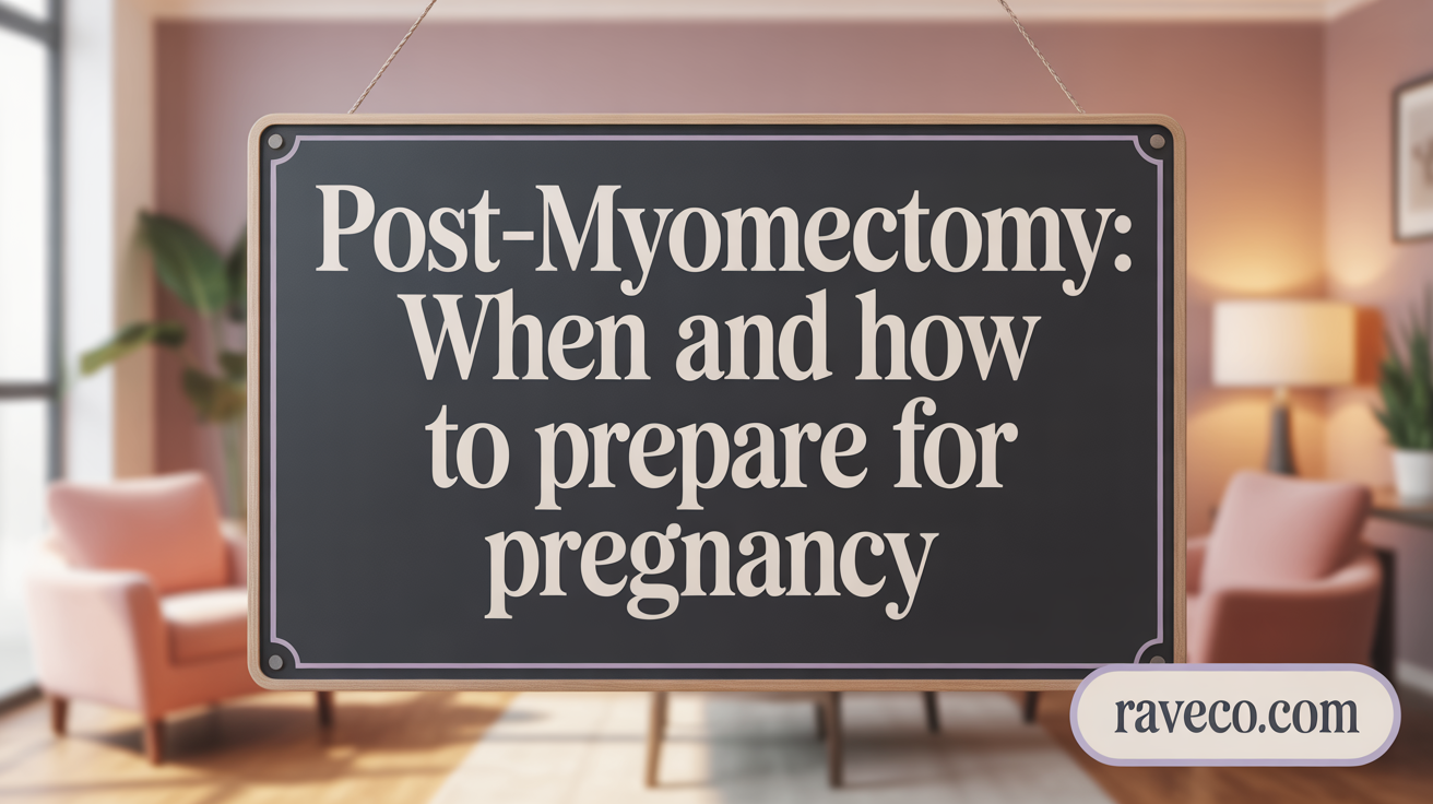 Post-Myomectomy: When and How to Attempt Pregnancy
