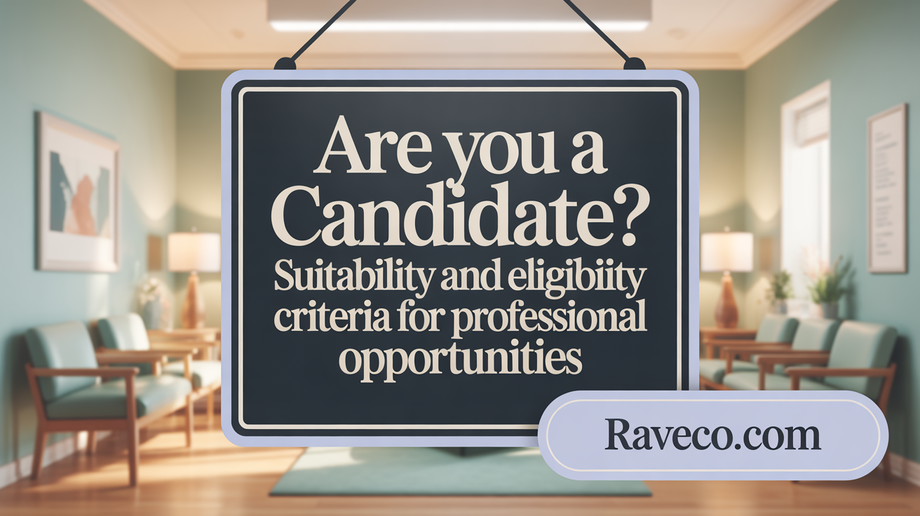 Are You a Candidate? Suitability and Eligibility Criteria