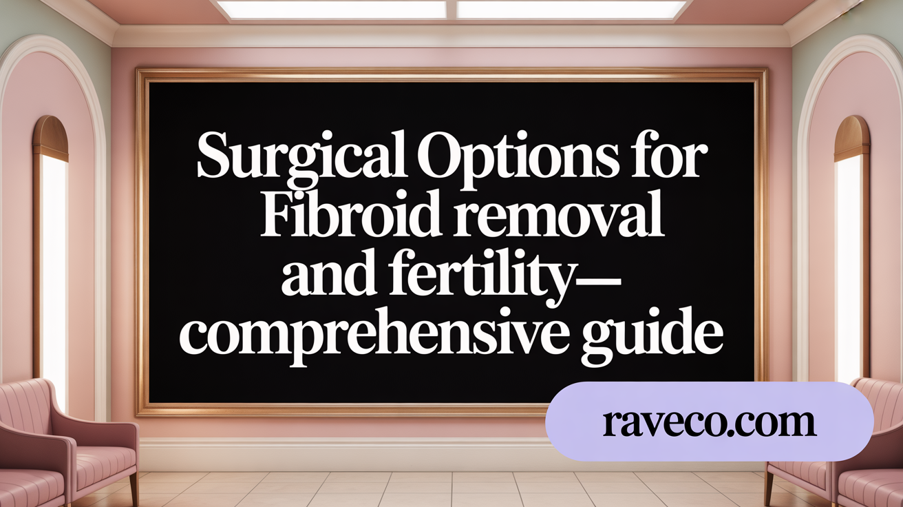 Surgical Options for Fibroid Removal and Fertility