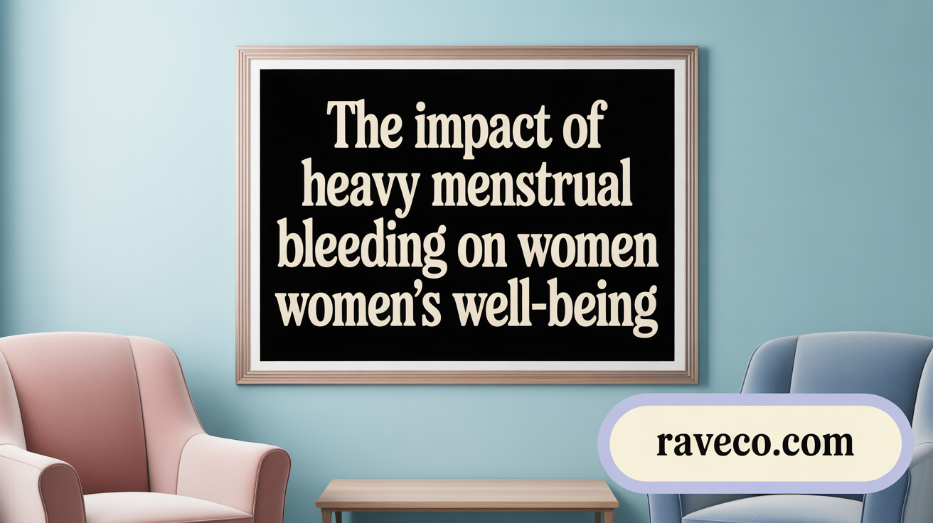 The Impact of Heavy Menstrual Bleeding on Women's Well-being