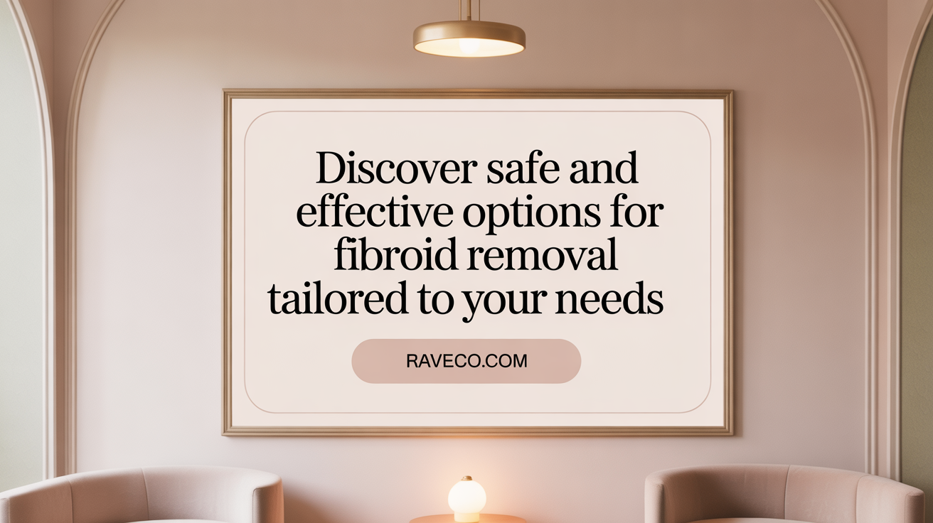 Discover surgical options for fibroid removal tailored to your needs