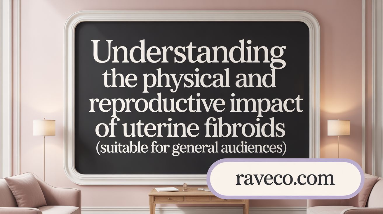 Understanding the physical and reproductive impact of uterine fibroids
