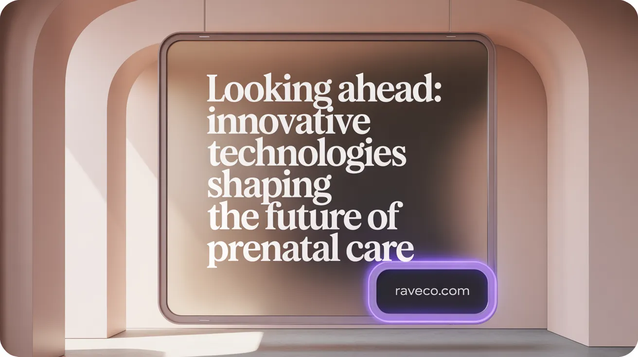 Looking Ahead: Innovative Technologies Shaping the Future of Prenatal Care