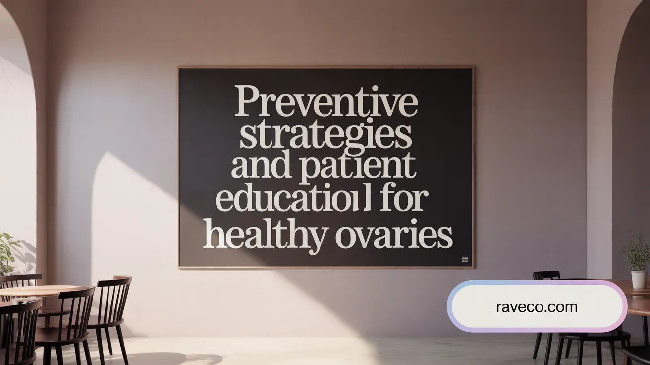 Preventive Strategies and Patient Education for Healthy Ovaries
