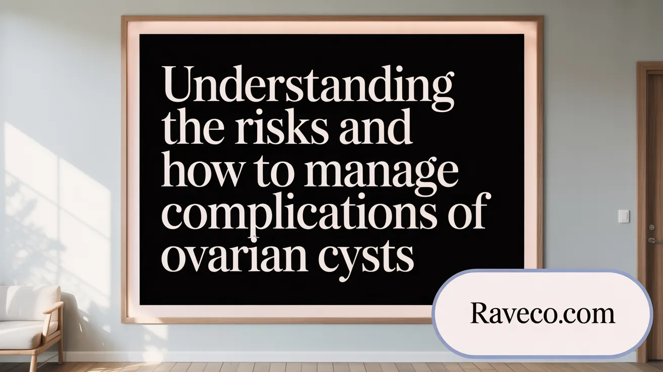 Understanding the Risks and How to Manage Complications of Ovarian Cysts
