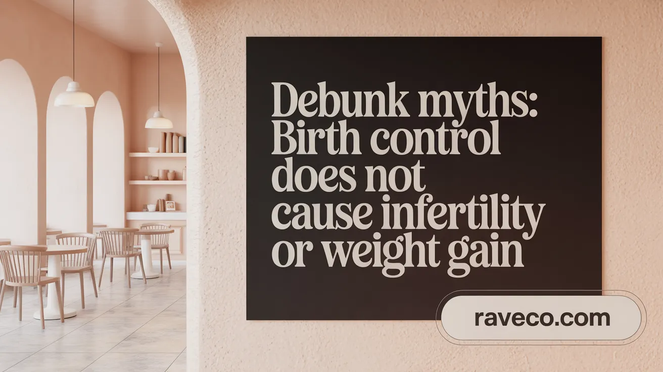 Debunk Myths: Birth Control Does Not Cause Infertility or Weight Gain