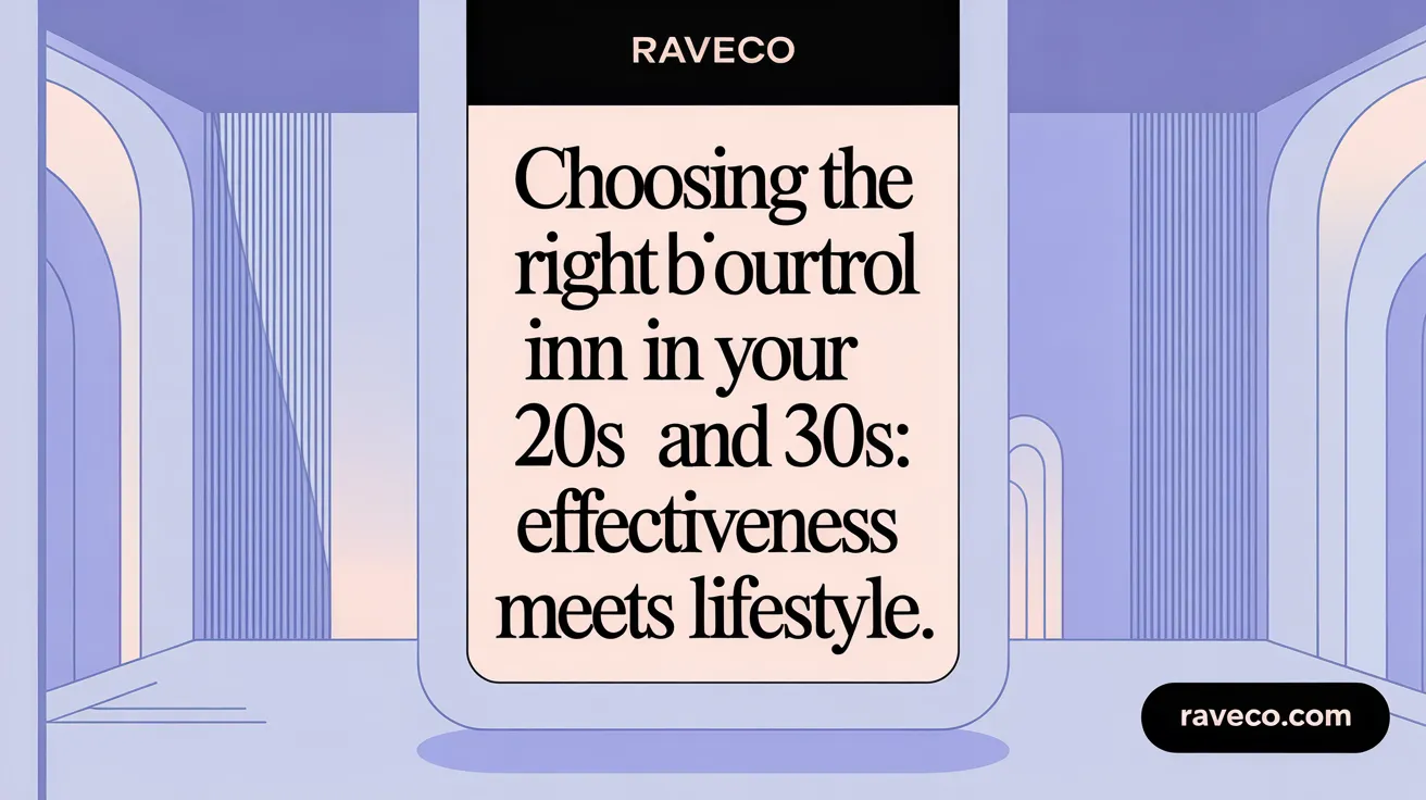 Choosing the right birth control in your 20s and 30s: Effectiveness meets lifestyle.
