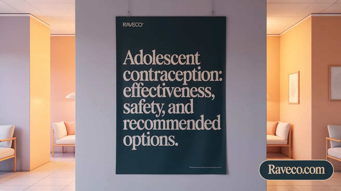 Adolescent contraception: Effectiveness, safety, and recommended options.
