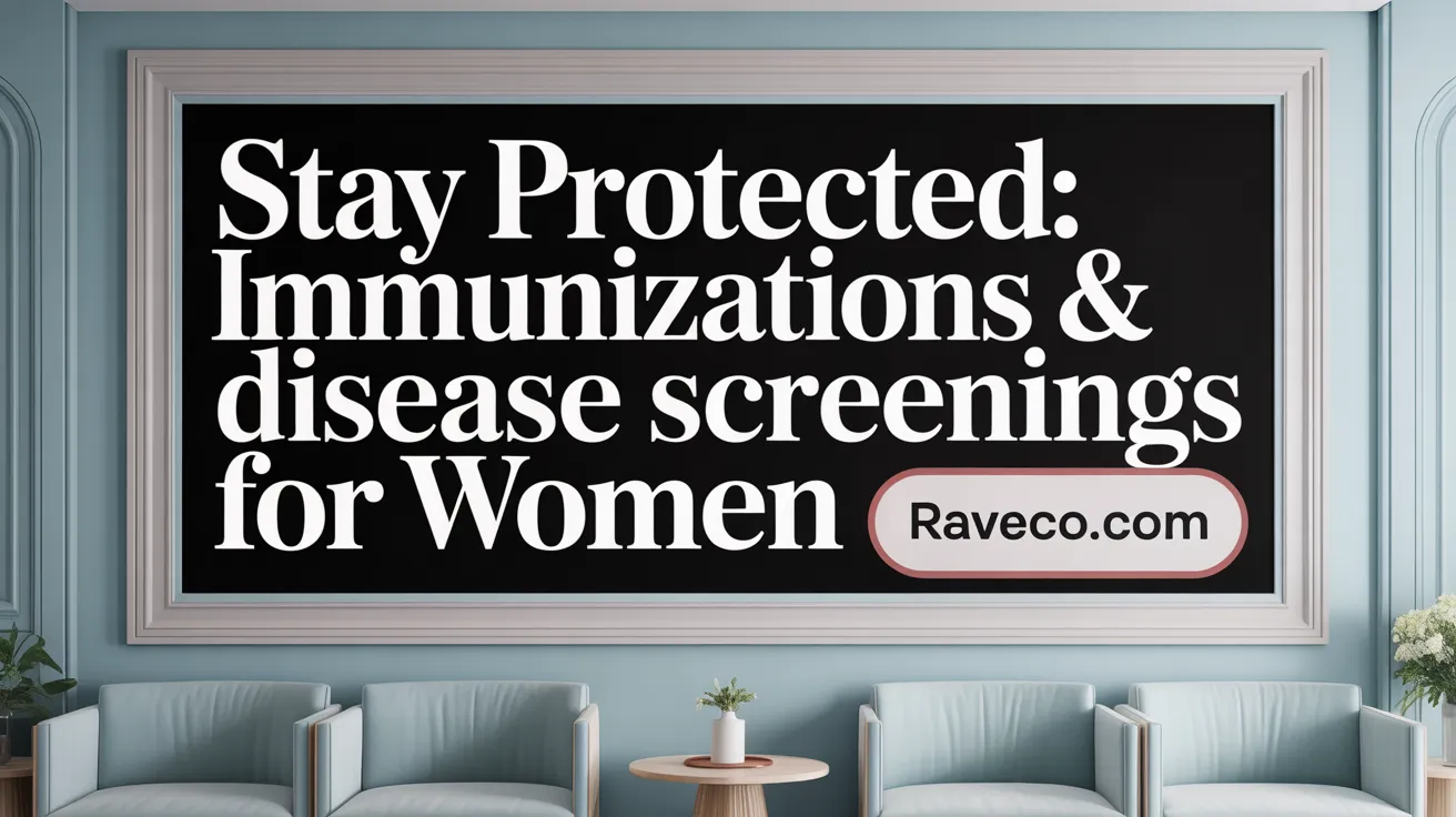 Stay Protected: Immunizations & Disease Screenings for Women