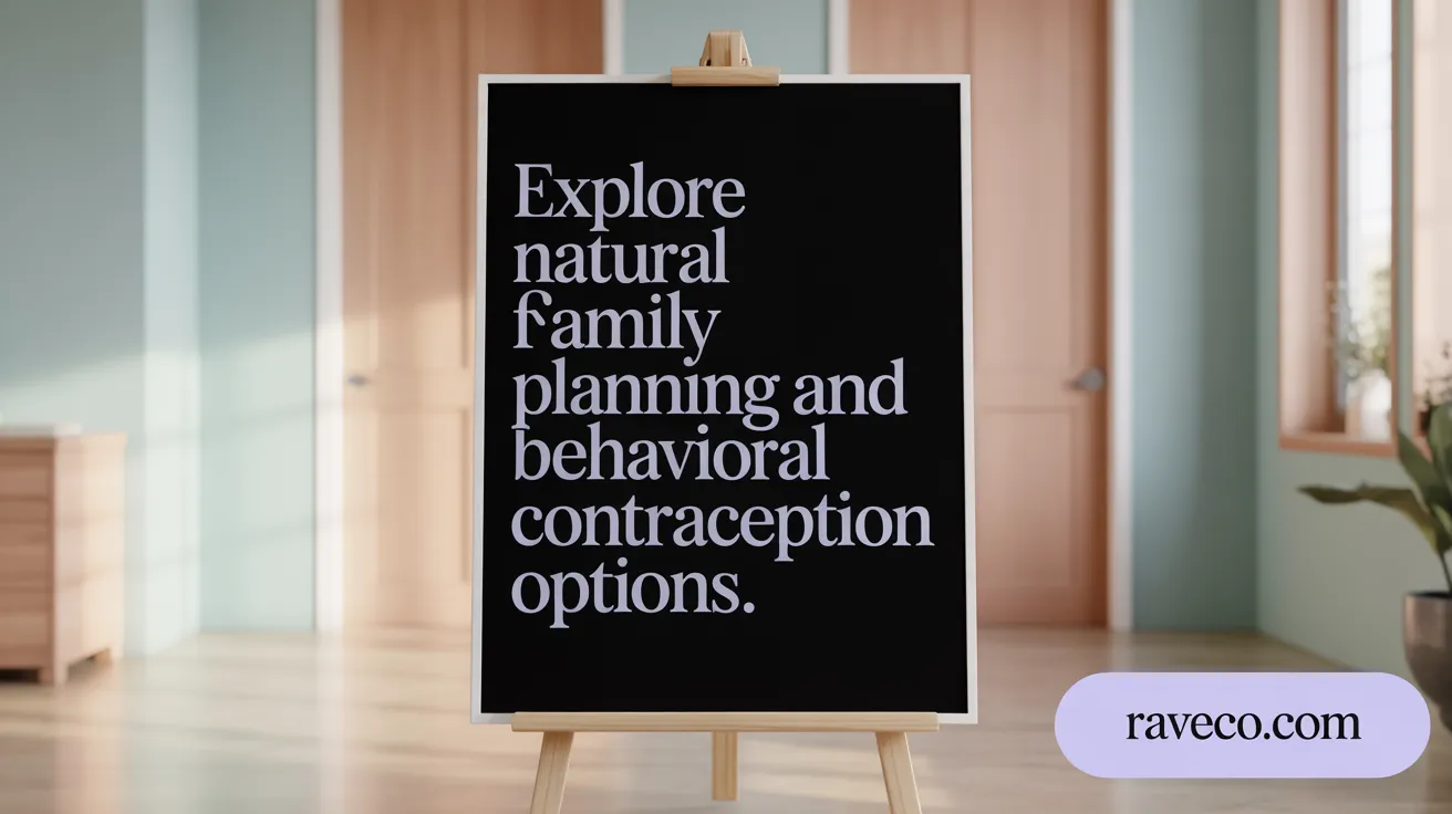 Explore Natural Family Planning and Behavioral Contraception Options