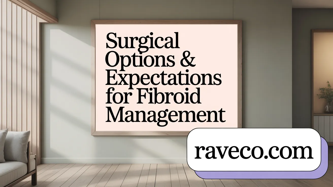 Surgical Options & Expectations for Fibroid Management