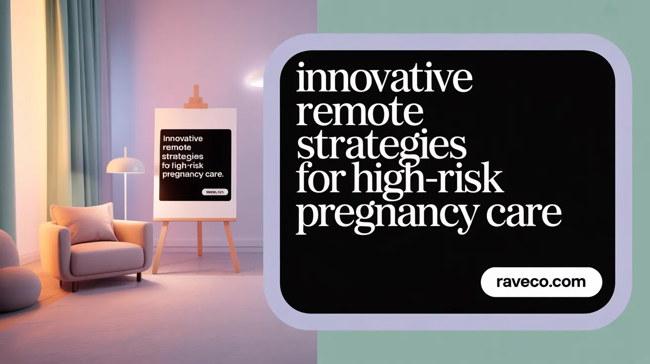 Innovative Remote Strategies for High-Risk Pregnancy Care