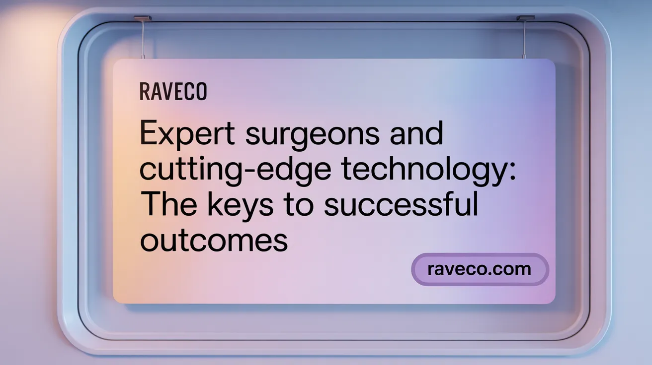 Expert Surgeons and Cutting-Edge Technology: The Keys to Successful Outcomes