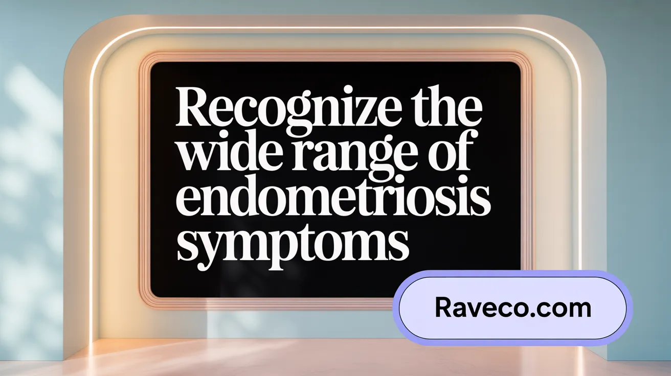 Recognize the Wide Range of Endometriosis Symptoms