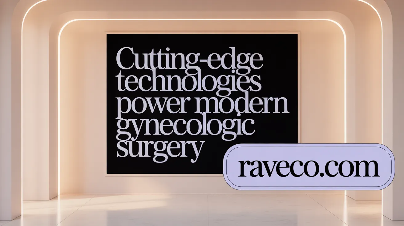 Cutting-Edge Technologies Power Modern Gynecologic Surgery