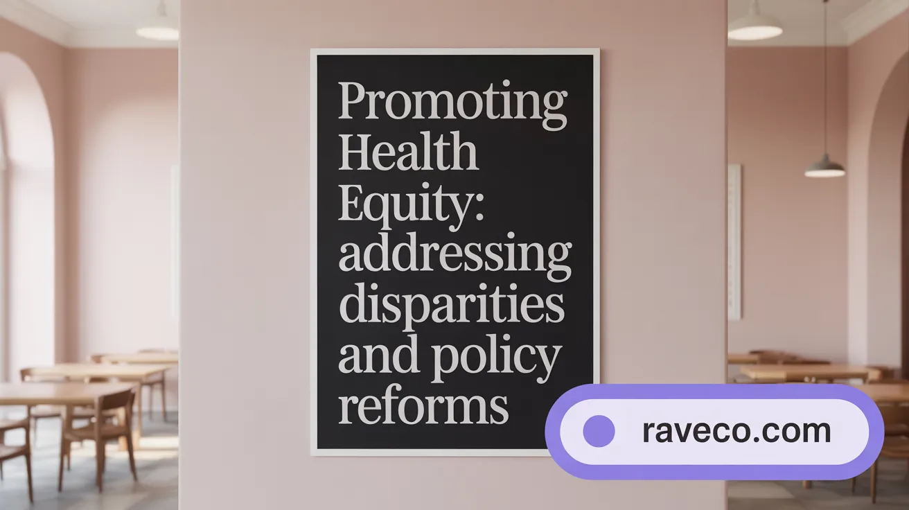 Promoting health equity: Addressing disparities and policy reforms
