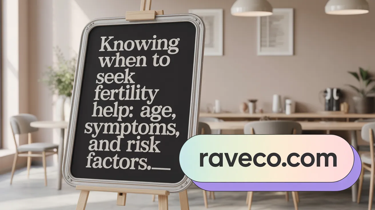Knowing When to Seek Fertility Help: Age, Symptoms, and Risk Factors