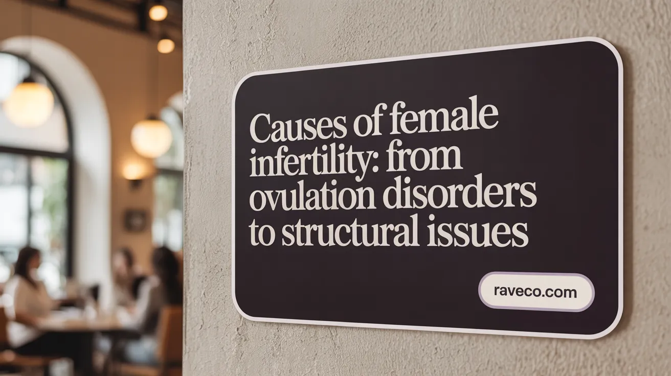 Causes of Female Infertility: From Ovulation Disorders to Structural Issues