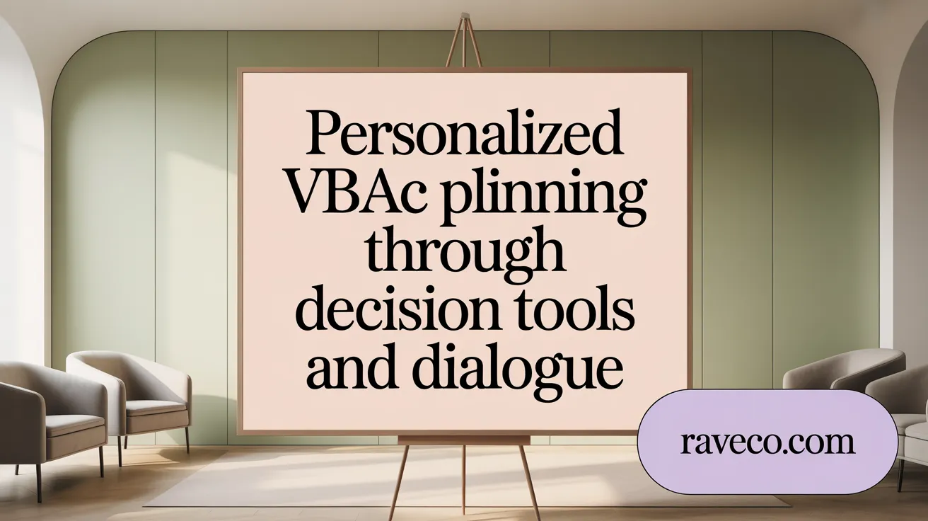 Personalized VBAC Planning Through Decision Tools and Dialogue