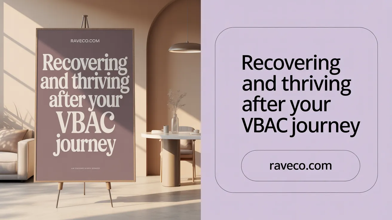 Recovering and Thriving After Your VBAC Journey