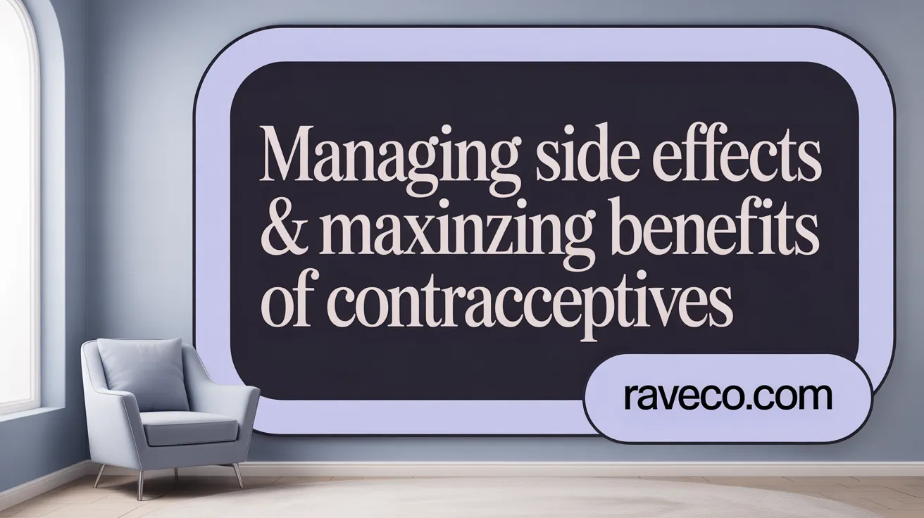 Managing Side Effects & Maximizing Benefits of Contraceptives