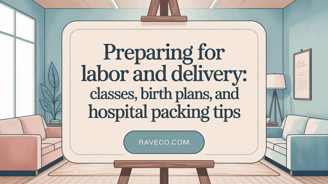 Preparing for Labor and Delivery: Classes, Birth Plans, and Hospital Packing Tips