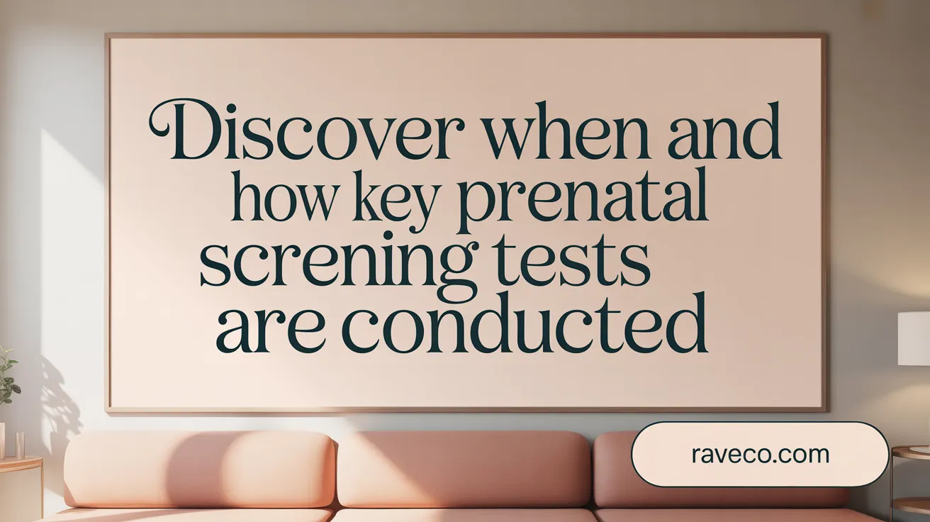 Discover When and How Key Prenatal Screening Tests Are Conducted
