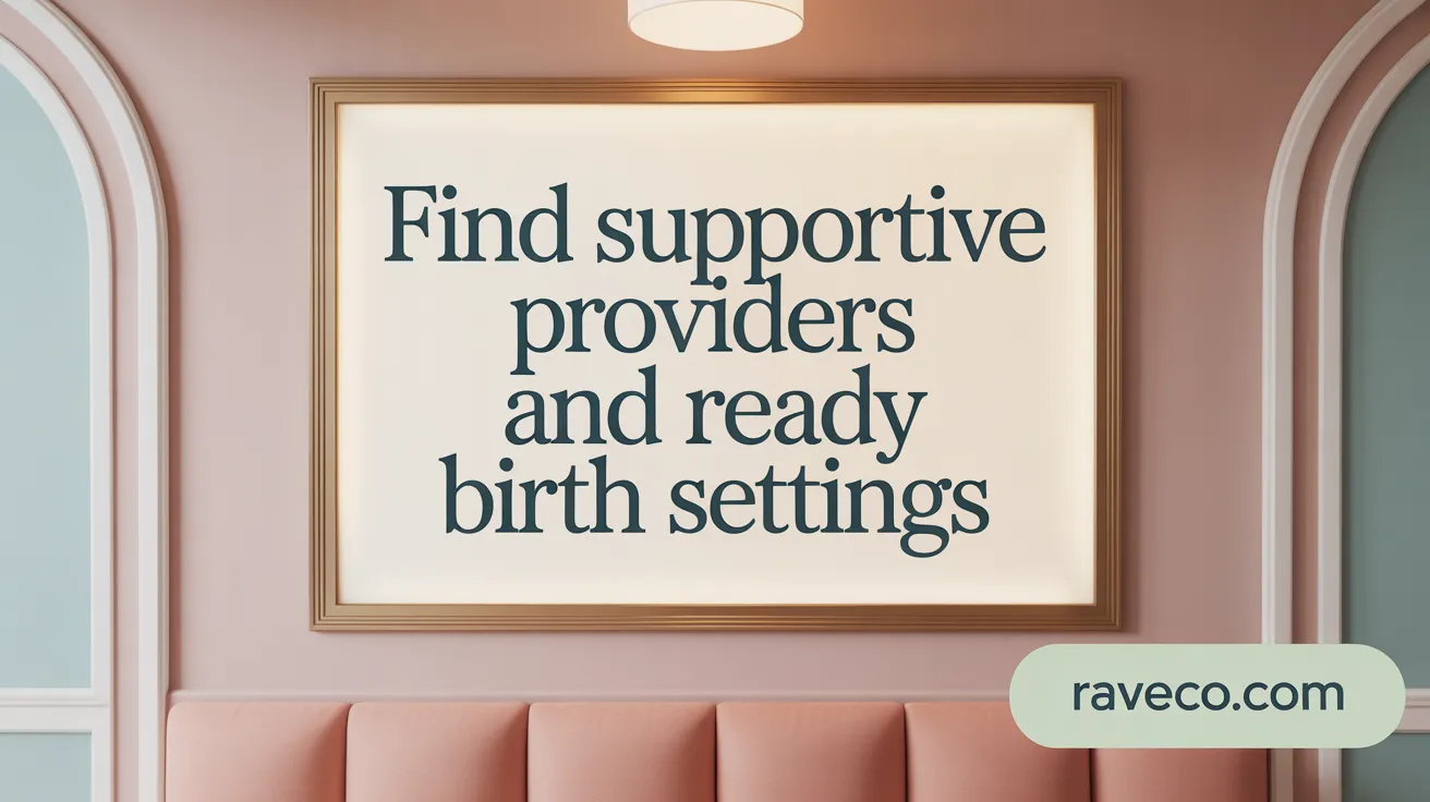 Find Supportive Providers and Ready Birth Settings