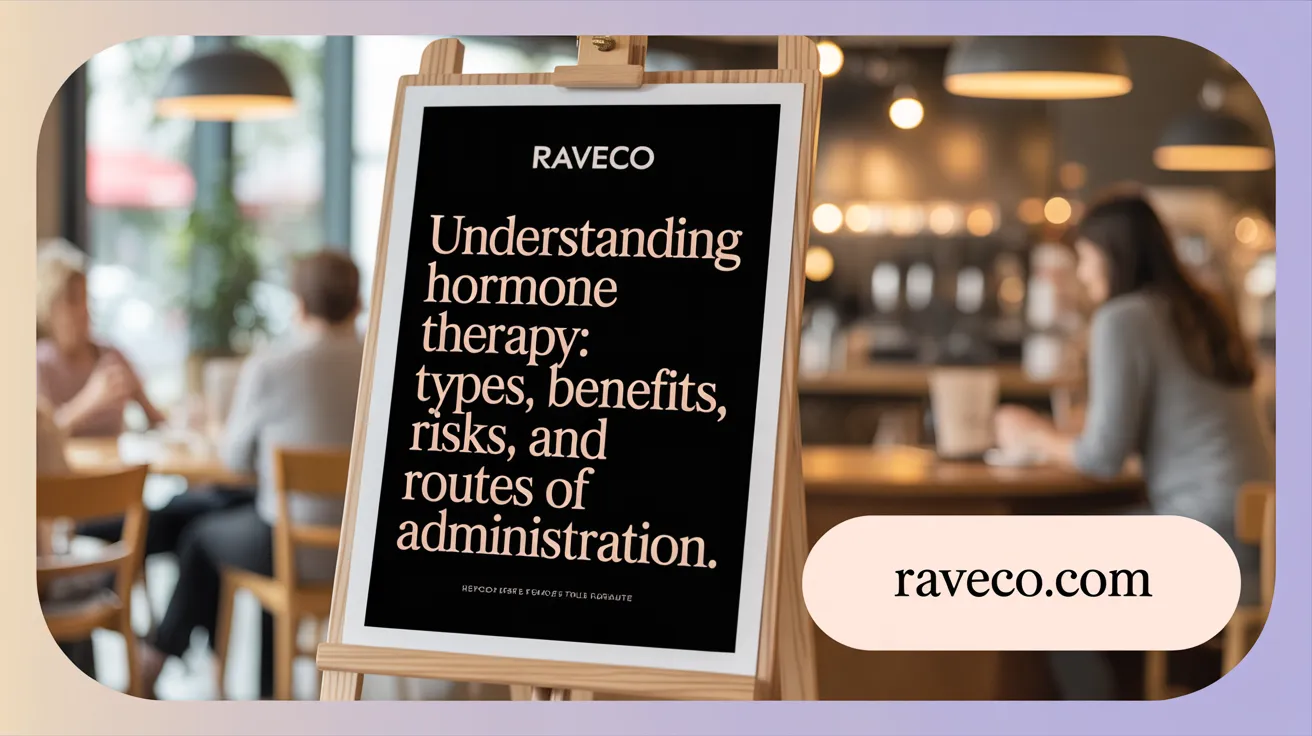 Understanding Hormone Therapy: Types, Benefits, Risks, and Routes of Administration